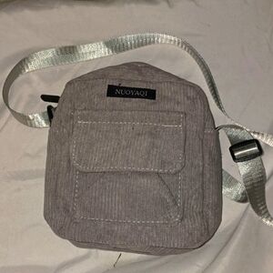 Gray Corduroy Mini bag
